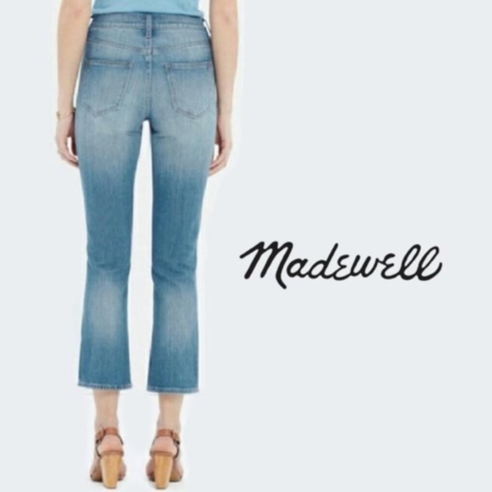 MADEWELL High Rise "Kick Out" Crop Jean